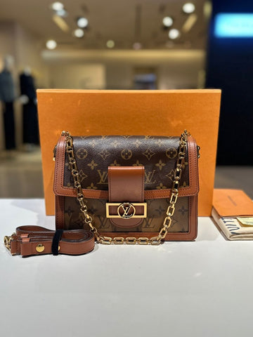 Louis Vuitton Monogram Reverse Dolphin MM Shoulder Bag M44391 155154399