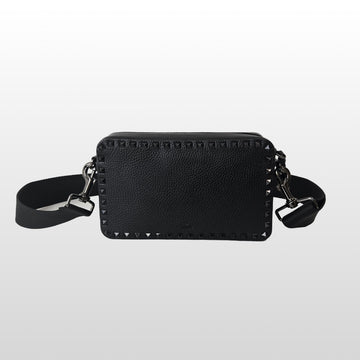 VALENTINO メッセンジャーバッグ カーフスキン ブラック 4Y2B0704KSP 155163542