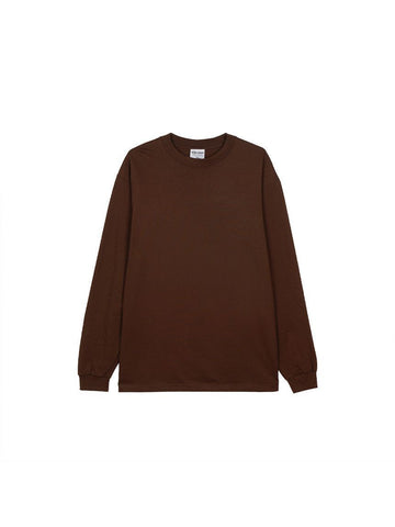 SHAKA WEAR マックス ヘビウェイト ロングスリーブ ブラウン MHL04 142602522