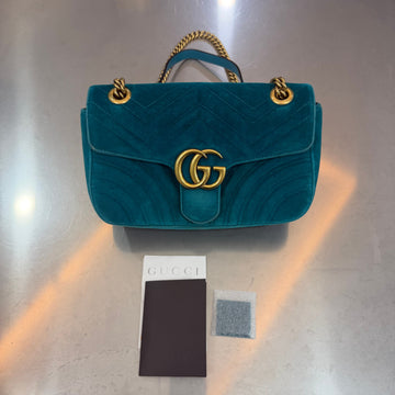 GUCCI GG Marmont Samt Ketten Schulter- und Umhängetasche 155166349