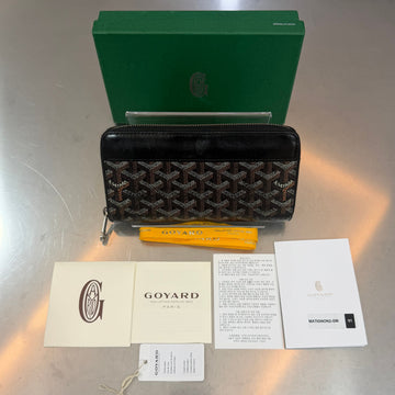GOYARD Matičnon Geldbörse Schwarz 155166375