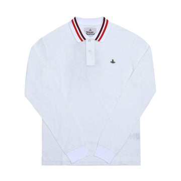 Vivienne Westwood ORB Logo Classic Polo Long Sleeve T-Shirt for Men 2H01000H J0009 A401 144731842