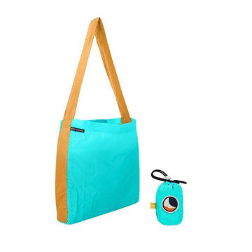 TICKET TO THE MOON Eco Medium Tote Bag 15L Turquoise Sand 145173231