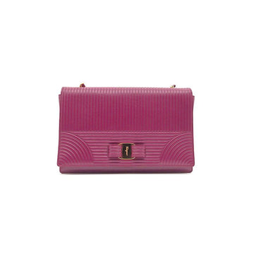 SALVATORE FERRAGAMO バラ ボウ チェーン クロスバッグ L901030 155174860