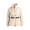 MAXMARA ベルト付きキルティングパディングジャケット ホワイトサンド 2619481024 031 153212643 [P]