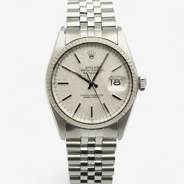 ROLEX 16014 デイトジャスト 36 純正 ボカシ ダイアル メンズ スチール 時計 1981年生まれ 155180097