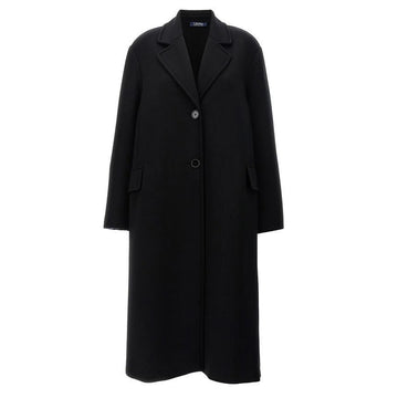 MAXMARA 24SS RADICE ジャージ シングルコート ブラック 2419901011 002 153212685