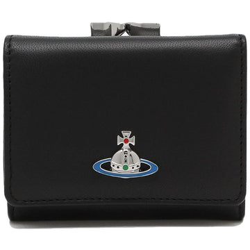 VIVIENNE WESTWOOD 25FW ロゴ スモール フレーム ナッパレザー 財布 ブラック 5115002KW L001L N403 150834901