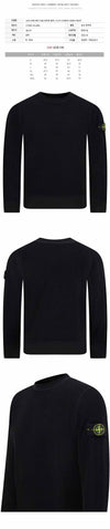 Stone Island Waffle Patch Sweatshirt Black L1S15 6100056 S0044 V0029 155183414 [P]