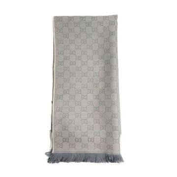 GUCCI ウールマフラー ライトブルーグレー 848507 3G200 9969 155183504