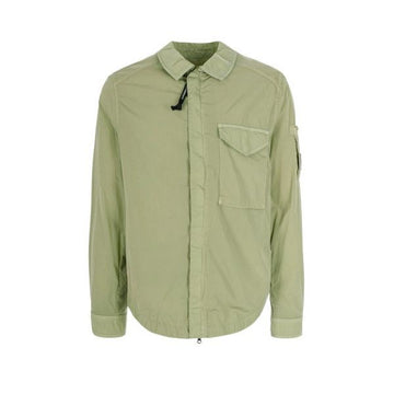 CP COMPANY クリアレンズ ワッペン クロム R オーバーシャツ ジャケット モスグレー 20CMOS710A 005904G 610 155183557