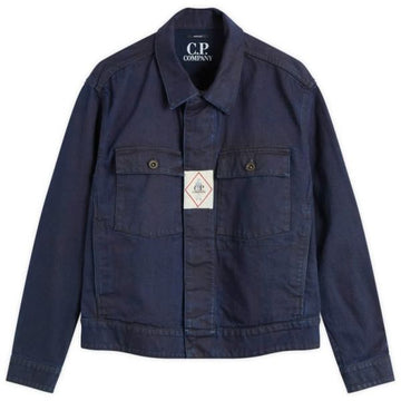 CP Company Plated Denim Short Jacket 149965826