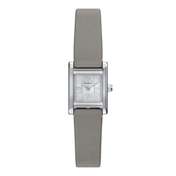ARMANI Damen Lederuhr mit Muschelsquare 154121071