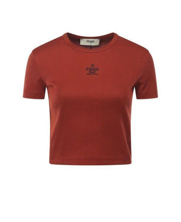 FENDI Rust Baumwoll T-Shirt 152204678