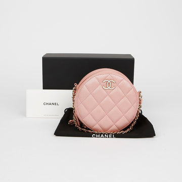 CHANEL ラウンドチェーンショルダークロスバッグ AP0314 154771509