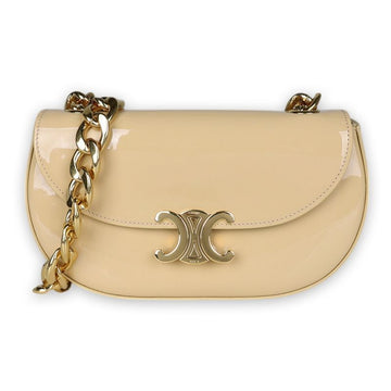 CELINE ヴェルサーチ TALULAH チェーンショルダーバッグ（オートベージュ） 118423GAH 02EU 130607520