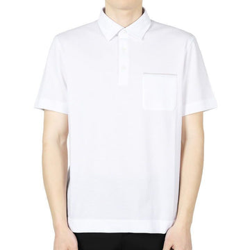 ZEGNA Herren Baumwoll-Polo mit Kurzarm (Weiß) F752 N00 130679766