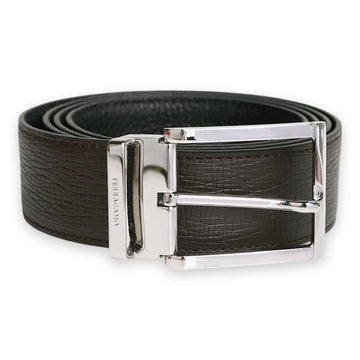 SALVATORE FERRAGAMO リバーシブルレザーベルト(ブラウン/ブラック) 679497 779905 039 133280593