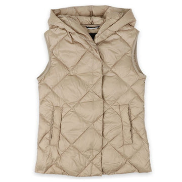 MAXMARA Damen Plüsch Steppweste (Beige) 2525296012600 025 147428060