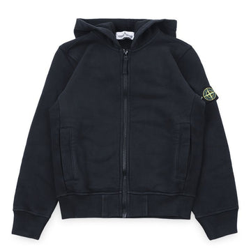 Stone Island Kids Badge Patch Hoodie Jacket 152230283