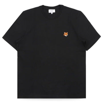 Maison Kitsune Men's Fox Head Patch Regular Fit Short Sleeve (Black) PM00107KJ7026 P199 152779618