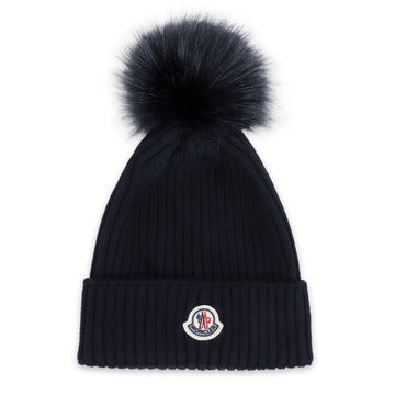 MONCLER モンクレール キッズ インファント ポンポン ビーニー ネイビー 3B00014 M1131 742 97407936