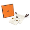 Hermes Mini Pop H Earrings in Black and Gold 155222692 [P]