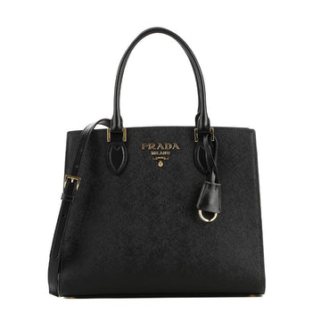 PRADA サフィアーノレザーショルダーバッグ 155222965