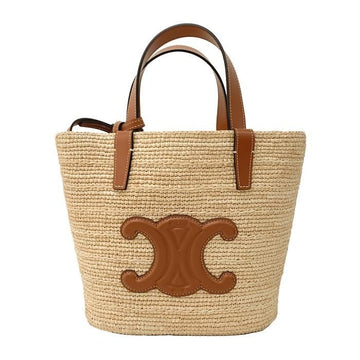 CELINE ティーン サプル クラシック パニエ ラフィア バッグ 155223257