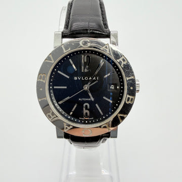 Bulgari Automatic Leather Band Watch 38mm A234118 155227573