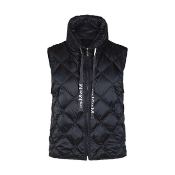 MaxMara Diamond Quilted Padding Vest Dark Blue 2619291014 075 153212632