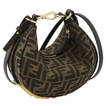 FENDI ミニジャカードホーボーバッグ (8BS081 ALP3 F1MAT) 148537595