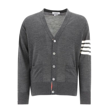 THOM BROWNE 26SS feine Merinowolle 4-Bar klassische Strickjacke (MKC002A Y1014 022) 115573746