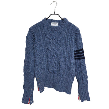 THOM BROWNE 4-Fach Mohair Aran Kabelstrick 155231296
