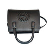 GUCCI Schwarze Leder Interlocking Marmont Soho Top Handle Kleine Umhängetasche 607722 155232147 [P]