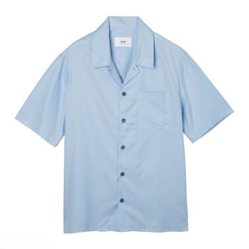 AMI コットン半袖シャツ (HSH203 CO0015 450) 138891236