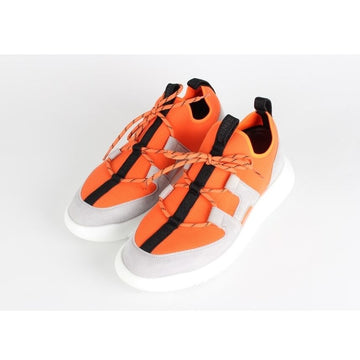 HERMES Duale Strick-Sneaker Orange 39 155261087