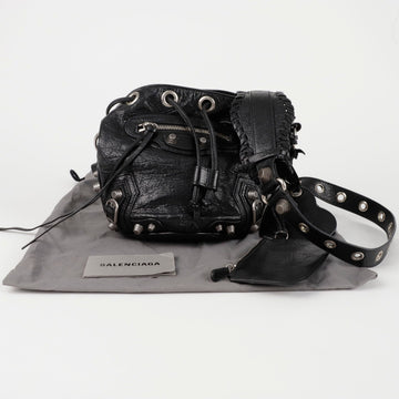 BALENCIAGA 710431 Bucket Schulterkreuz Tasche XS 154743937
