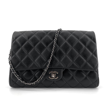 CHANEL Classic Caviar Flap Bag Chain Shoulder Bag 155261322