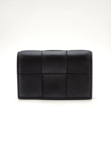 BOTTEGA VENETA フラップカード財布 ブラック A 155263649