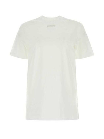 Prada Triangle Logo Short Sleeve T-Shirt 133038843
