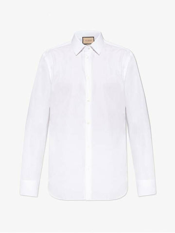 Gucci Double G Cotton Silk Shirt 699550 ZAJOL 9000 133010859