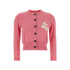 ISABEL MARANT 26SS NEWTON ロゴ カーディガン バブルガム 40BG 153211119 [P]