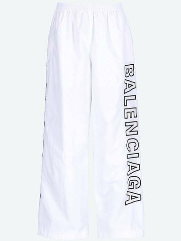 BALENCIAGA Logo Stickerei Trackpants schwarz 133028163