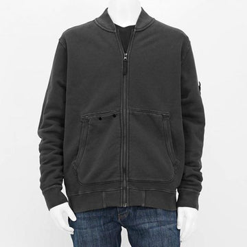 STONE ISLAND コットンダイアゴナルフリーススウェットボンバー 125845953