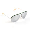 VICTORIA BECKHAM クラシックアビエーター64mmミラーサングラスシルバー 155264928 [P]