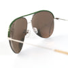 VICTORIA BECKHAM クラシックアビエーター64mmミラーサングラスシルバー 155264928 [P]
