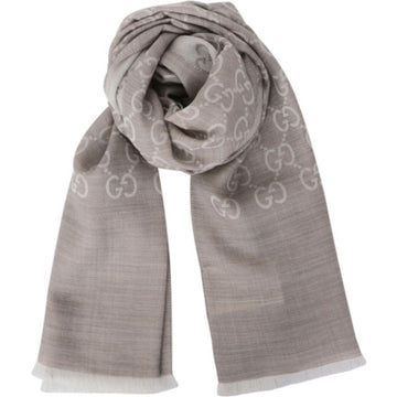 Gucci Jacquard GG Wool Silk Two-Tone Scarf 165904 3G646 9500 149011775