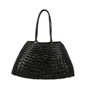 Dragon Diffusion Bag 8892 BLACK Santa Croce Big Women's Shoulder Bag 8892 BLACK 147839157