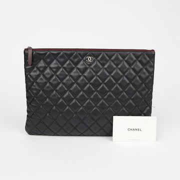 CHANEL Caviar Classic Large Clutch A82552 154953865